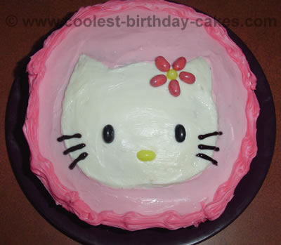 Vegan Birthday Cake on Hello Kitty Birthday Cake 01